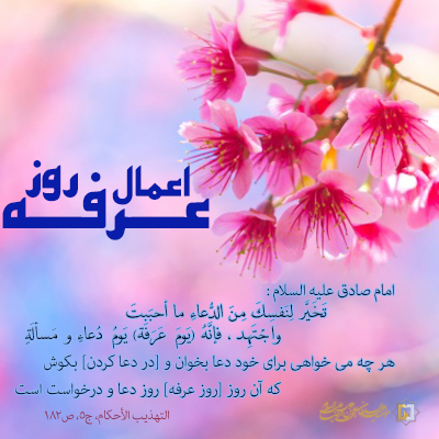 اعمال-روز-عرفه- مؤسسه علمیه السلطان علی بن موسی الرضا ع
